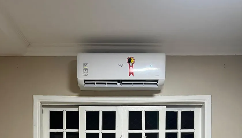 Ar-condicionado split instalado pela Clima Fresh