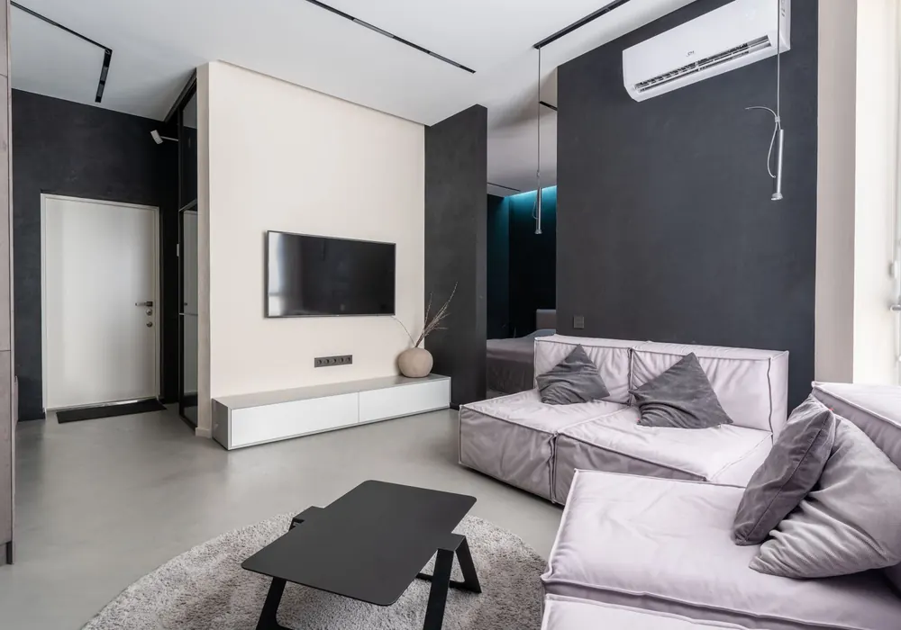 Sala residencial climatizada