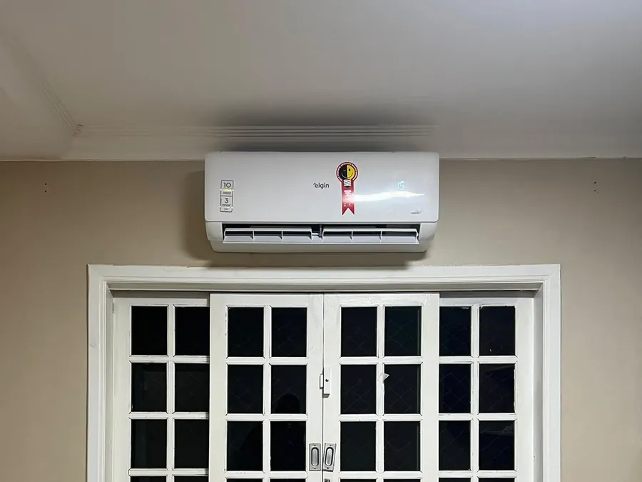 Ar-condicionado split instalado pela Clima Fresh